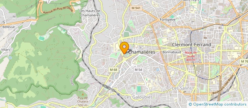 localisation de l'entreprise SCI LO PAIRE  CHAMALIERES