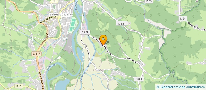 localisation de l'entreprise SCI LO PRAT DE LA CABRA  SALIES-DU-SALAT