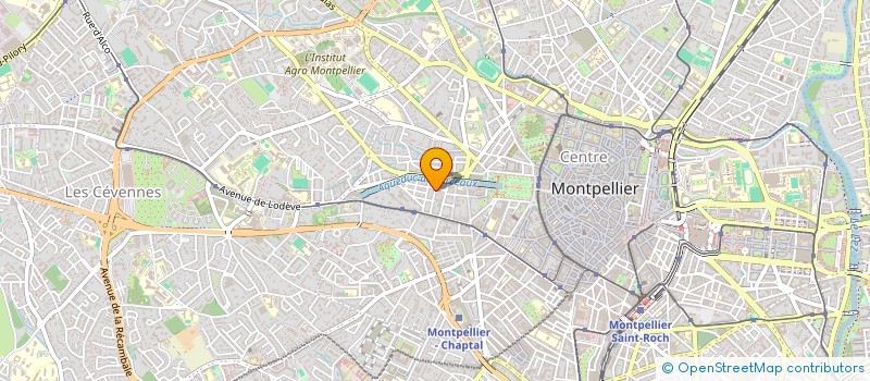 localisation de l'entreprise SCI LO2M à MONTPELLIER