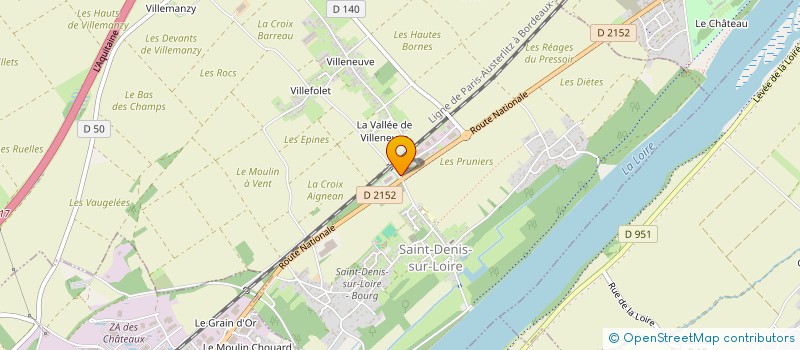 localisation de l'entreprise SCI LOA IMMO  SAINT-DENIS-SUR-LOIRE