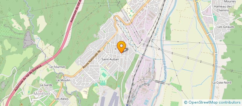 localisation de l'entreprise SCI LOALANG  CHATEAU-ARNOUX-SAINT-AUBAN