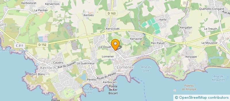 localisation de l'entreprise SCI LOAN à PLOEMEUR
