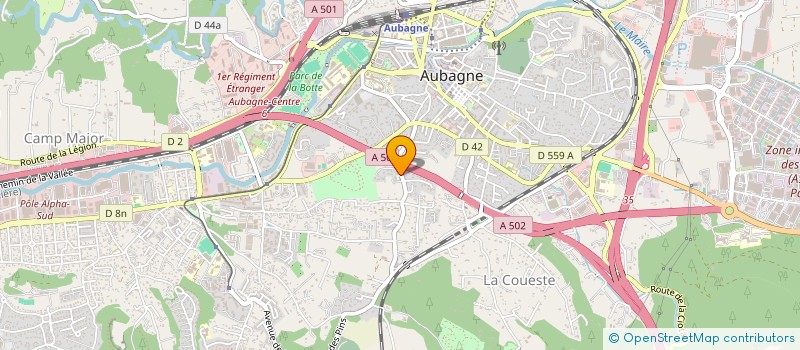 localisation de l'entreprise SCI LOAN à AUBAGNE