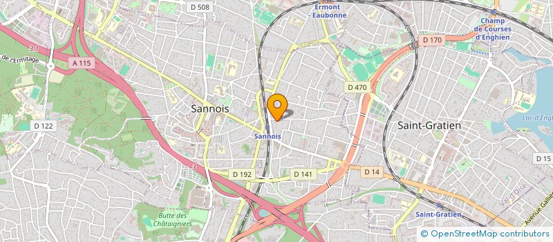 localisation de l'entreprise SCI LOAN  SANNOIS