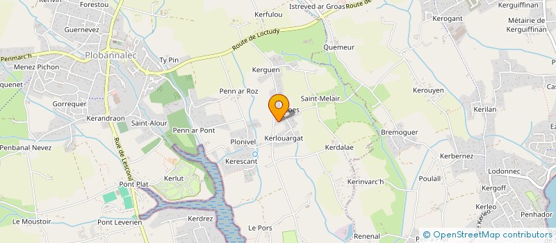 localisation de l'entreprise SCI LOAN  PLOBANNALEC-LESCONIL