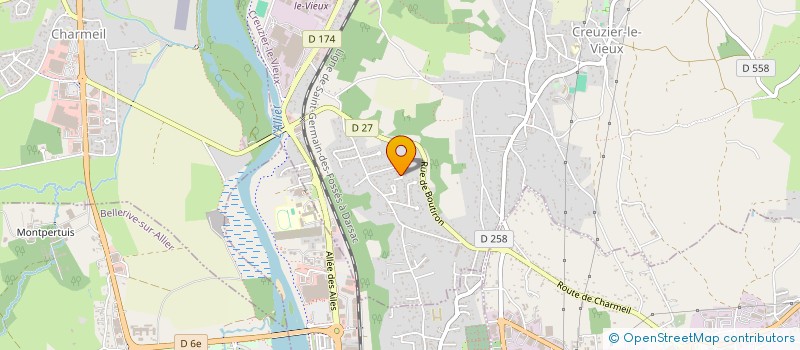 localisation de l'entreprise SCI LOAN CHER AS  CREUZIER-LE-VIEUX