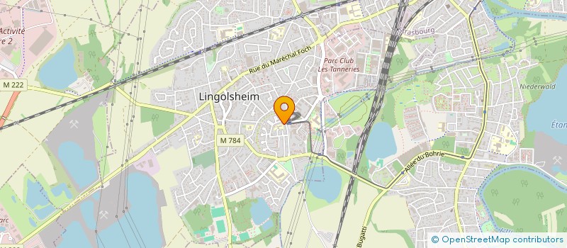 localisation de l'entreprise SCI LOB'IM GO  LINGOLSHEIM