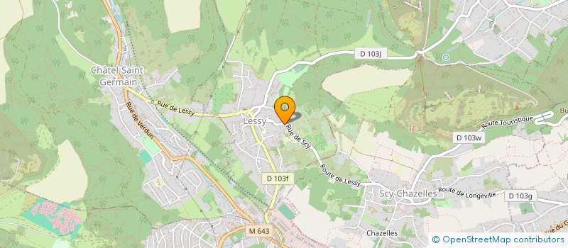 localisation de l'entreprise SCI LOBA JOBIMMO  LESSY