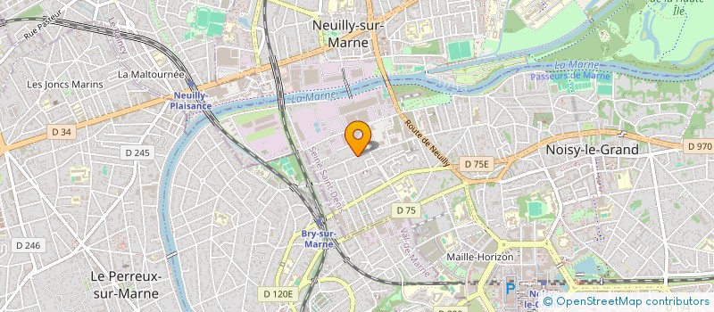 localisation de l'entreprise SCI LOBALINE  NOISY-LE-GRAND