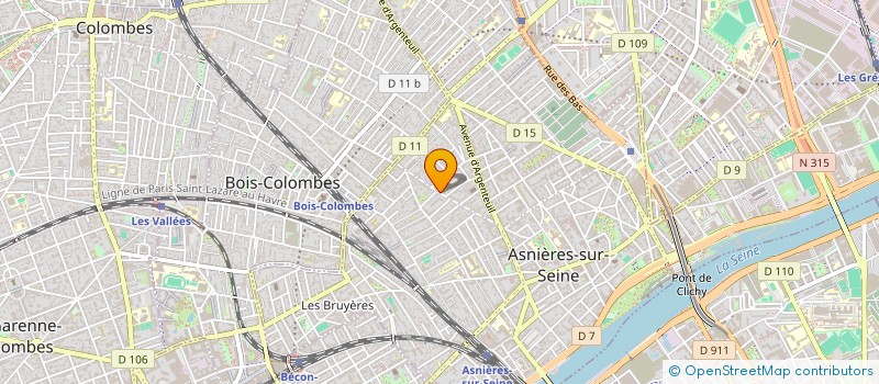 localisation de l'entreprise SCI LOBAN 1 à ASNIERES-SUR-SEINE
