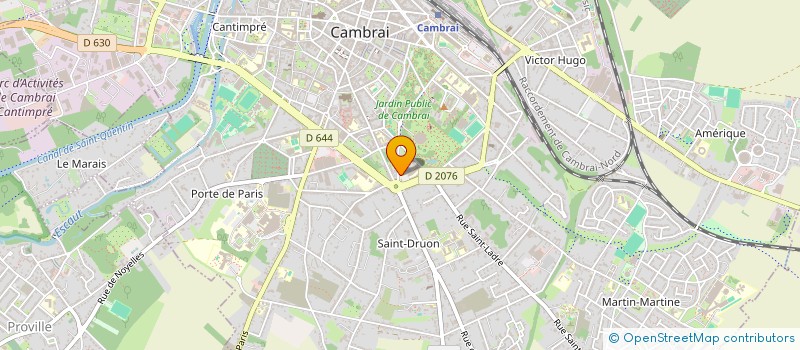 localisation de l'entreprise SCI LOBBEDEZ & FILLES  CAMBRAI