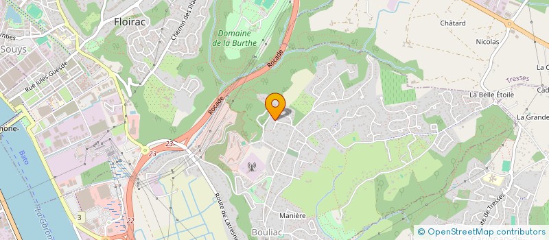 localisation de l'entreprise SCI LOBEGI TERTIAIRE  BOULIAC