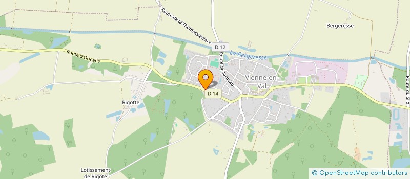 localisation de l'entreprise SCI LOBERT IMMOBILIER à VIENNE-EN-VAL
