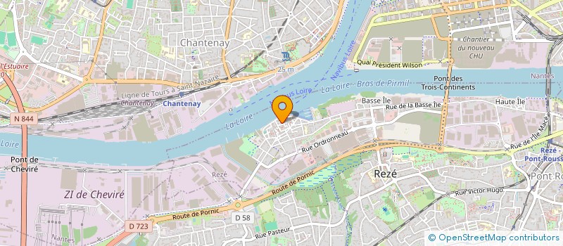 localisation de l'entreprise SCI LOBERTAL  REZE