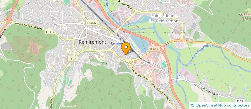 localisation de l'entreprise SCI LOBIEMAI  REMIREMONT