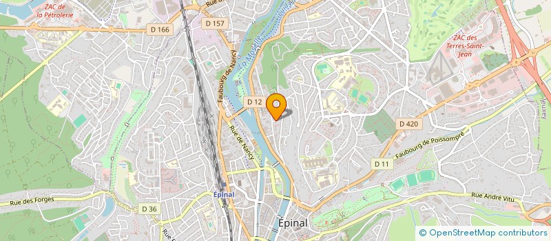 localisation de l'entreprise SCI LOBIS II à EPINAL