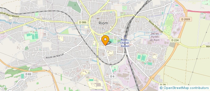 localisation de l'entreprise SCI LOBO  RIOM