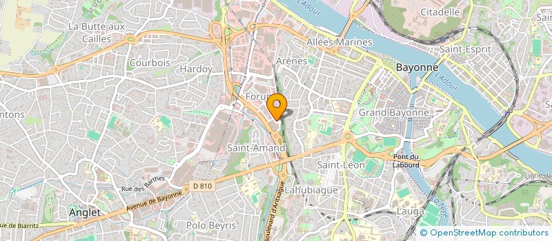 localisation de l'entreprise SCI LOBS à BAYONNE