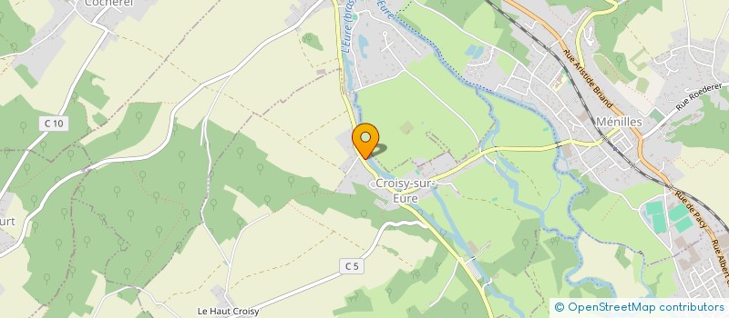 localisation de l'entreprise SCI LOBSTER  CROISY-SUR-EURE