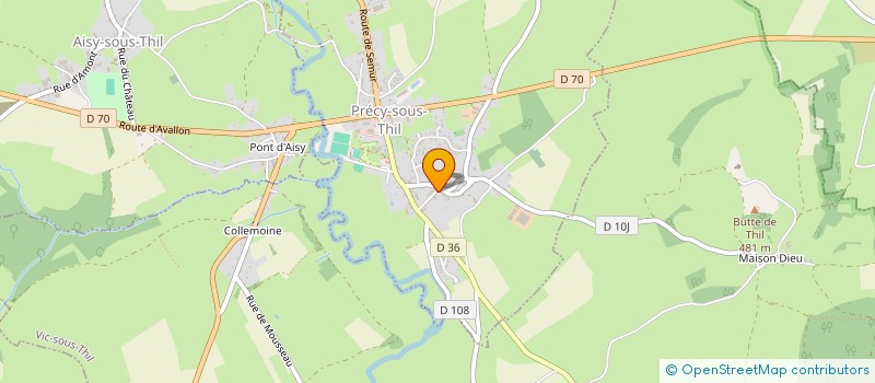 localisation de l'entreprise SCI LOBSTER  AISY-SOUS-THIL