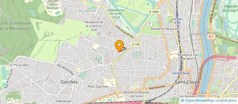 localisation de l'entreprise SCI LOBUCO à GARCHES