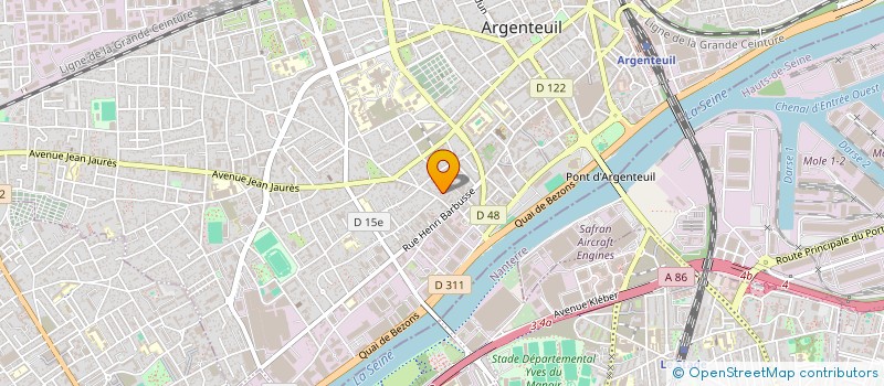 localisation de l'entreprise SCI LOC AMI  ARGENTEUIL