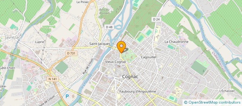 localisation de l'entreprise SCI LOC'APPART à COGNAC