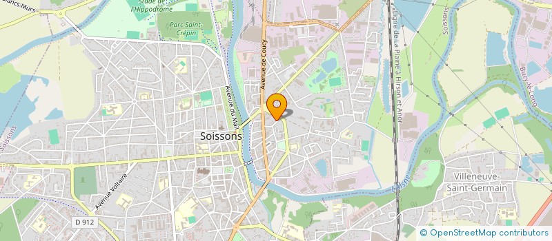 localisation de l'entreprise SCI LOC'APPART à SOISSONS