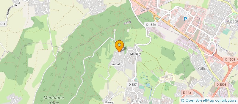 localisation de l'entreprise SCI  LOC'APPARTE  POISY