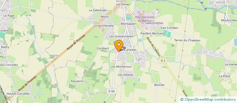 localisation de l'entreprise SCI LOC'AS à BOURG-EN-BRESSE