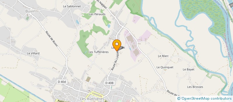 localisation de l'entreprise SCI LOC'AVENIR  LES AVENIERES VEYRINS-THUELLIN