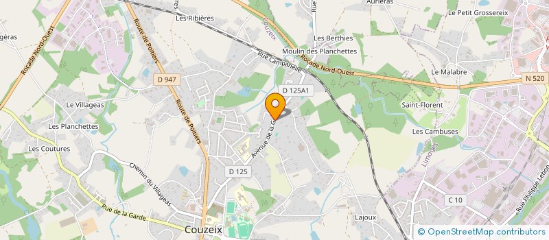 localisation de l'entreprise SCI LOC COUZEIX à COUZEIX
