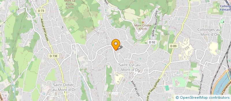 localisation de l'entreprise SCI LOC D OR  SAINT-CYR-AU-MONT-D'OR