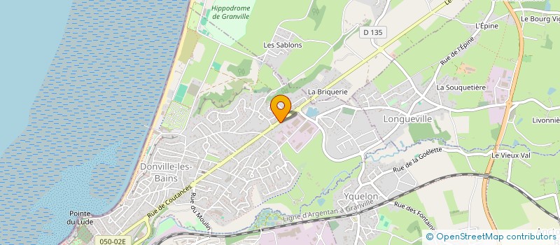 localisation de l'entreprise SCI LOC'ESPACE EKG  DONVILLE-LES-BAINS