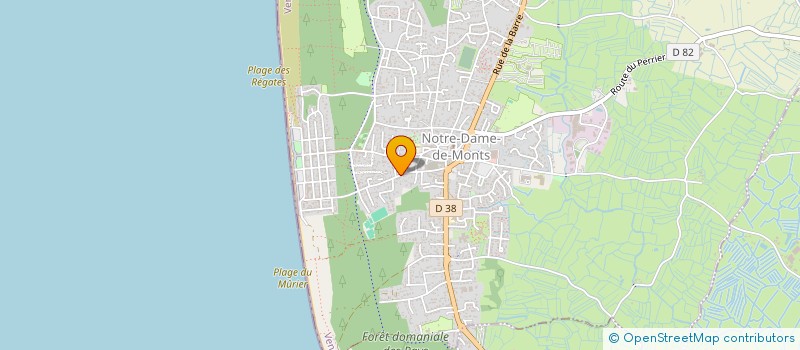 localisation de l'entreprise SCI LOC ET GLIDE  NOTRE-DAME-DE-MONTS