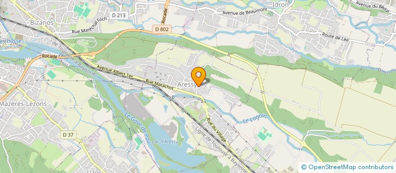 localisation de l'entreprise SCI LOC'HAPPY  ARESSY