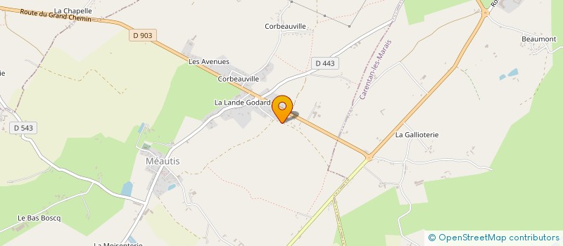 localisation de l'entreprise SCI LOC HOUSE  MEAUTIS