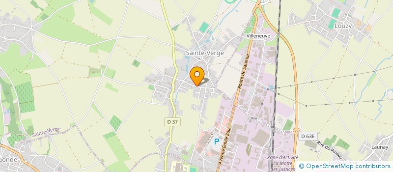 localisation de l'entreprise SCI LOC HOUSE  SAINTE-VERGE