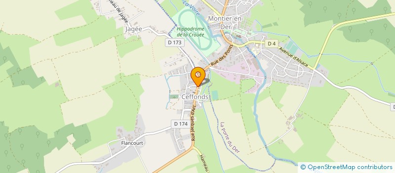 localisation de l'entreprise SCI LOC ICI à CEFFONDS