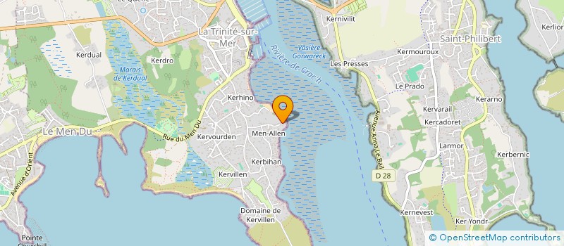 localisation de l'entreprise SCI LOC IMMO  LA TRINITE-SUR-MER