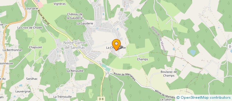 localisation de l'entreprise SCI LOC INDUST DE LA VALLEE ISLE à SANILHAC