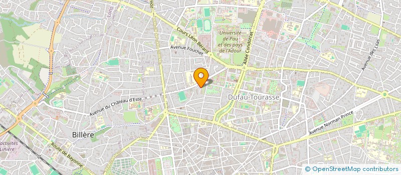 localisation de l'entreprise SCI LOC'INVEST à PAU