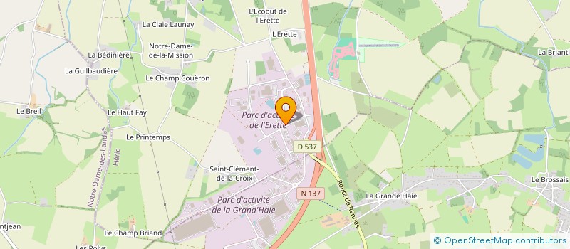 localisation de l'entreprise SCI LOC'LAND  HERIC