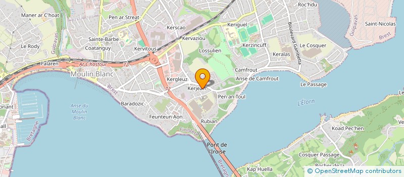 localisation de l'entreprise SCI LOC MARIA SAINT ROCK  LE RELECQ-KERHUON