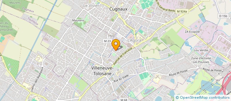 localisation de l'entreprise SCI LOC-OFFICE  CUGNAUX