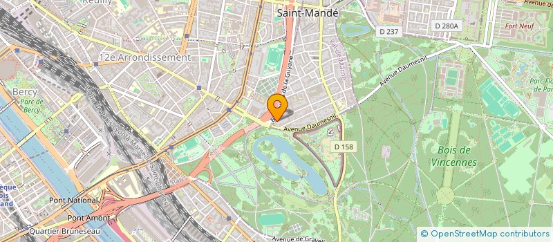 localisation de l'entreprise SCI LOC-PARK à SAINT-MANDE