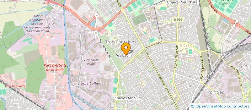 localisation de l'entreprise SCI LOC REMOISE  REIMS