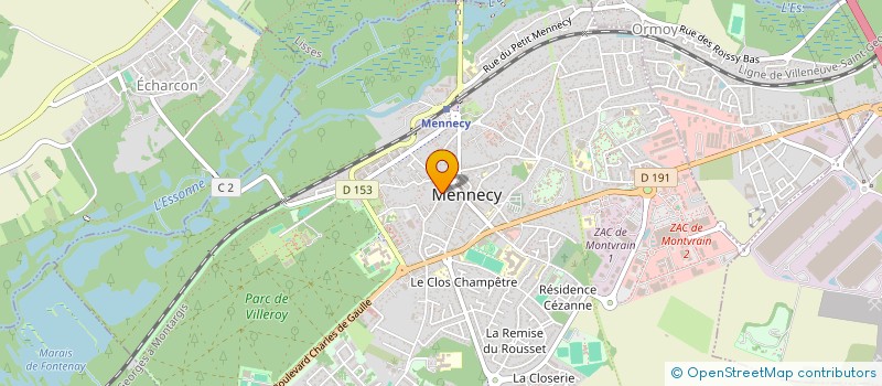 localisation de l'entreprise SCI LOC'RENOV à MENNECY