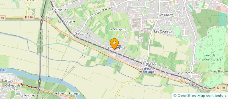 localisation de l'entreprise SCI LOC&VACANCES à MONTLOUIS-SUR-LOIRE
