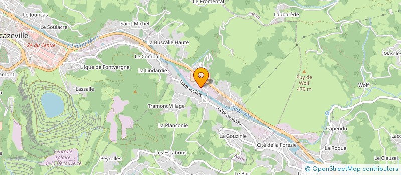 localisation de l'entreprise SCI LOCA 12  AUBIN